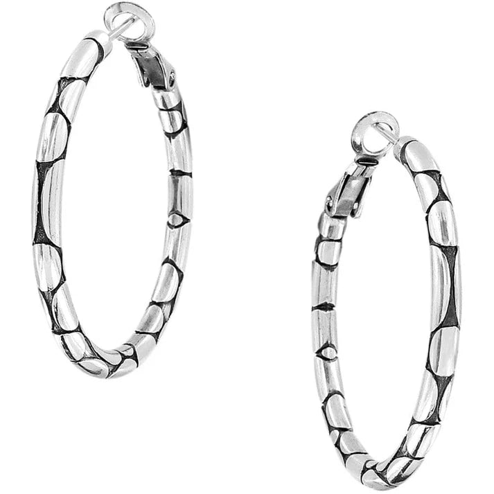 PEBBLE SMALL HOOP EARRINGS