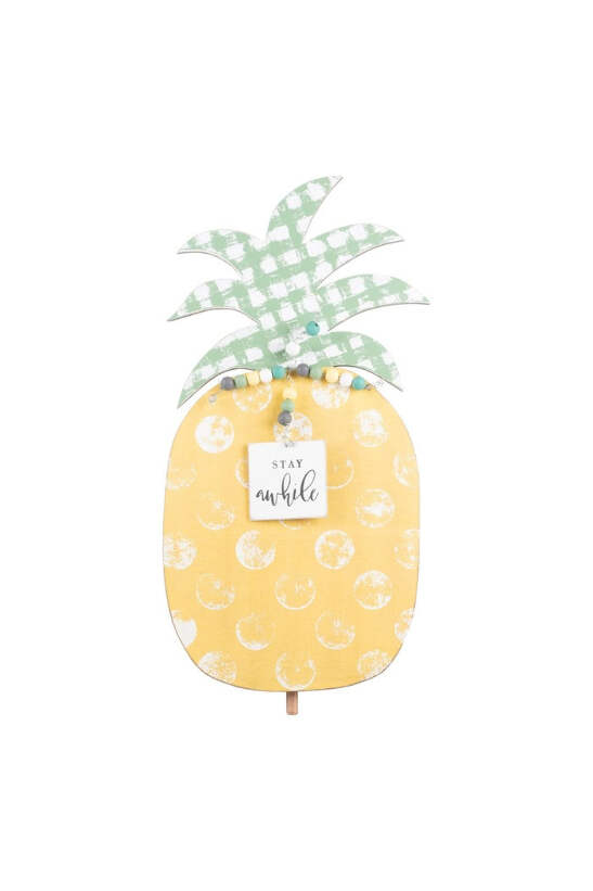 Stay Awhile Pineapple Topper