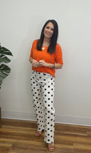 Load image into Gallery viewer, Polka Dot Fray Hem Wide Leg, 31" inseam
