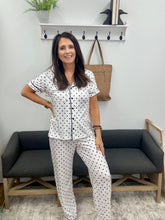 Load image into Gallery viewer, Polka Dot Jersey PJ Set

