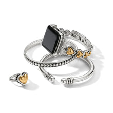 Load image into Gallery viewer, Brighton Pretty Tough Two Tone Heart Watch Band
