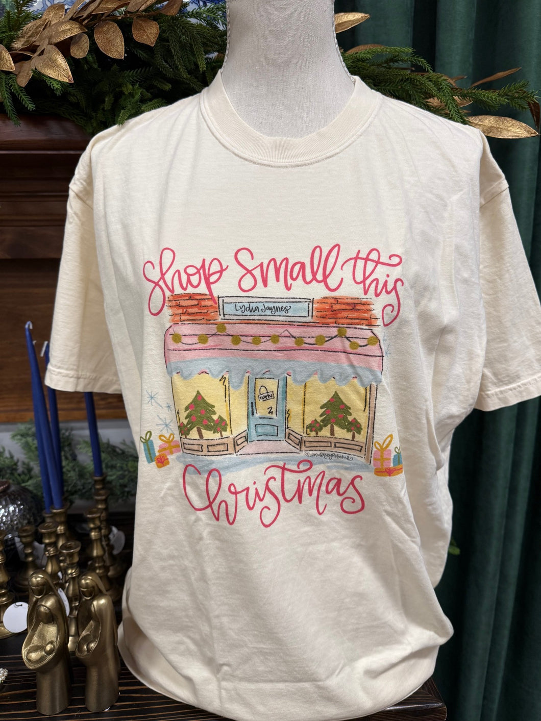 Shop Small This Christmas, Lydia Jaynes Tee