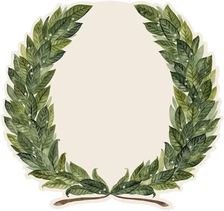 Die Cut Laurel Wreath Placemat