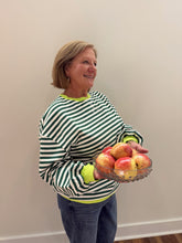 Load image into Gallery viewer, Stripe Crew Sweatshirt
