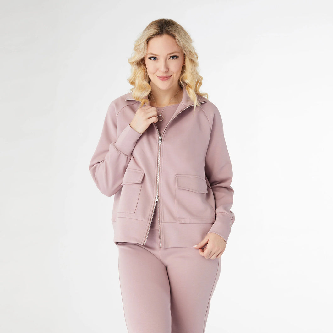 Hilarie Duo Zip Sweatshirt W Front Pockets