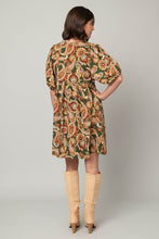 Load image into Gallery viewer, Paisley Tie Front Babydoll Dress
