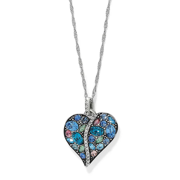 Trust Your Journey Heart Necklace