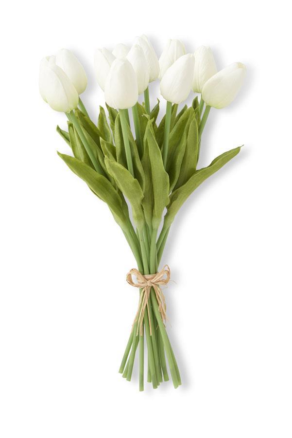Real Touch White Tulip Bundle