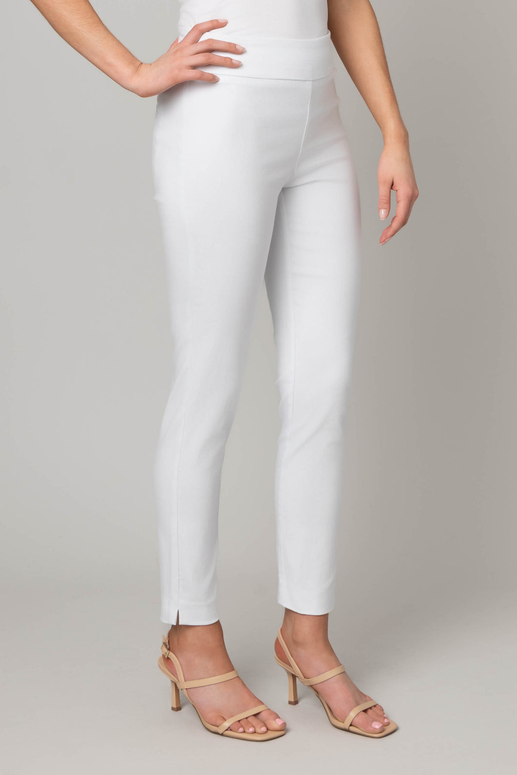 Pull On Millenium Tapered Pant, White