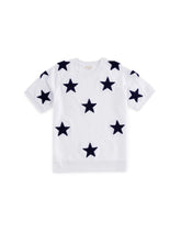 Load image into Gallery viewer, Stars Short Sleeve Sweatshirt
