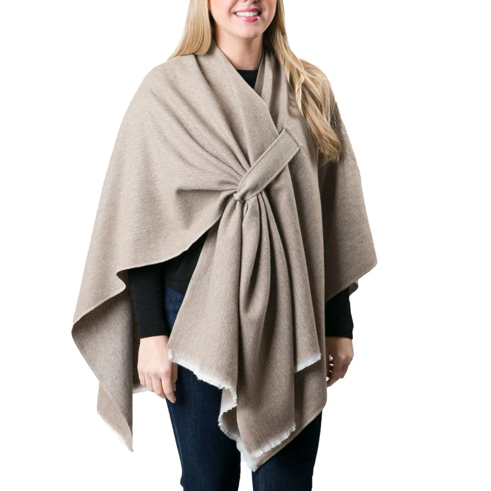 Oversized Keyhole Wrap