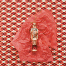 Load image into Gallery viewer, Mercury Glass Nutcracker Ornament
