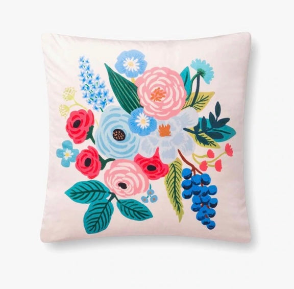Blush Floral Pillow
