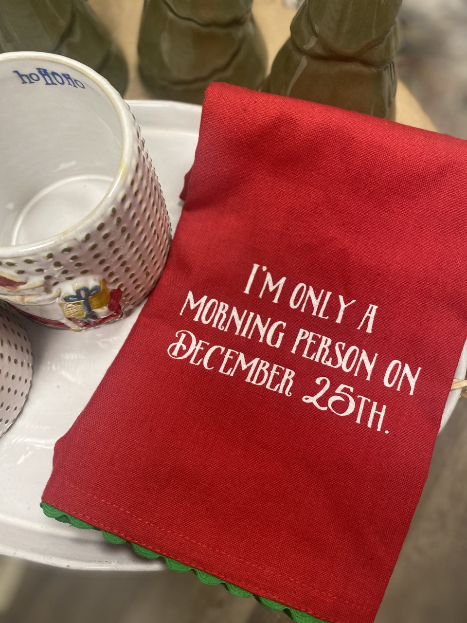 Cranky Kringle Dishtowel