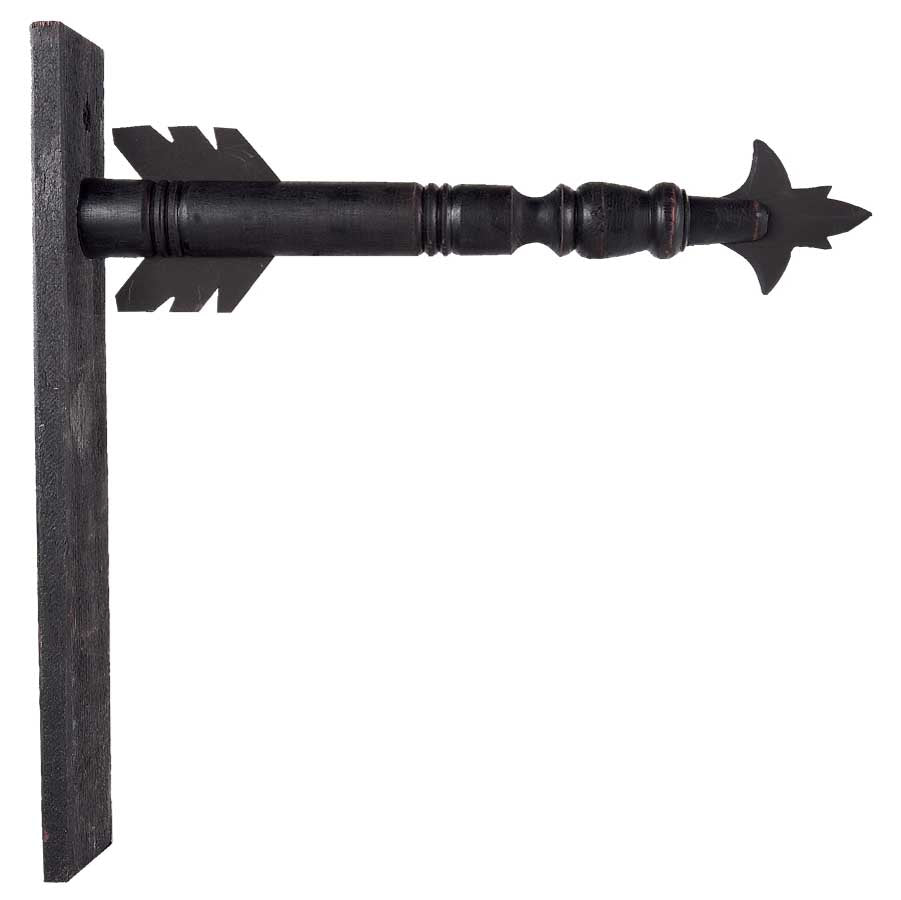 17.5 Black Wood Arrow Holder