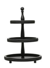 Load image into Gallery viewer, Decorative 3 Tier Tray, Black
