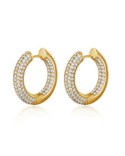 Load image into Gallery viewer, The Amalfi Hoops Reversible, Gold
