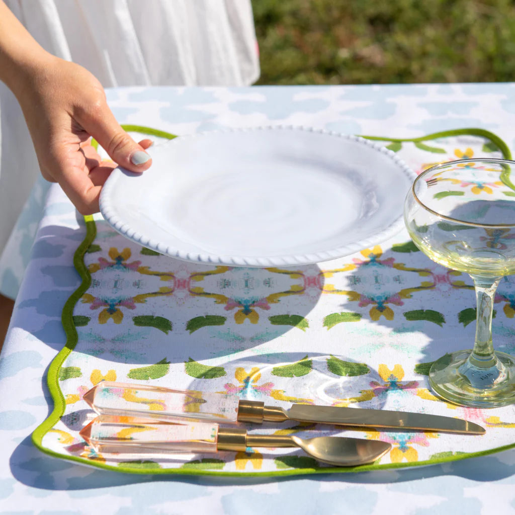 Dogwood Scalloped Placemats By LauraPark