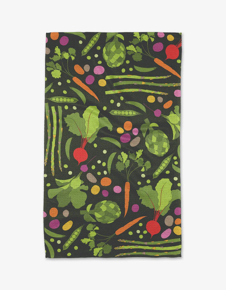 Spring Sprout Kitchen Tea Towel, Geometry
