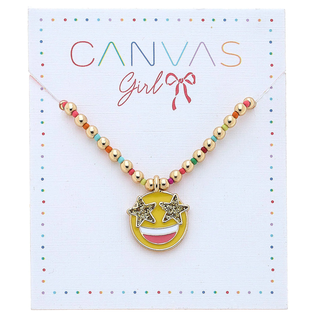 Jane Smiley Face, Childrens Necklace