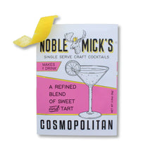 Load image into Gallery viewer, Noble Micks Single Serve Craft Cocktails, Cosmopolitan
