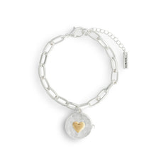 Load image into Gallery viewer, Love You Locket Bracelet, Silver
