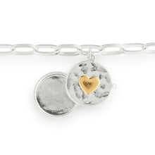 Load image into Gallery viewer, Love You Locket Bracelet, Silver
