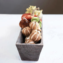 Load image into Gallery viewer, 3&quot; Dried Cocoa Fiber &amp; Raffia Pumpkin
