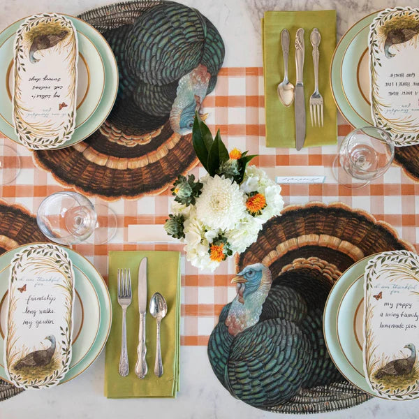 Thankful Turkey Table Card