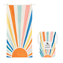 Load image into Gallery viewer, Dock &amp; Bay Towel, Large, Stripes Go Wild - Rising Sun
