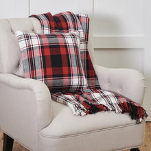 Load image into Gallery viewer, Fireside Plaid Pillow
