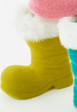 Load image into Gallery viewer, Large Flocked Santa Boot
