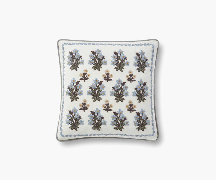 Lilacs Embroidered Pillow