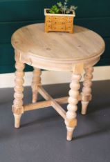 Small Side Table With Spun Legs