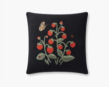 Load image into Gallery viewer, Rifle Paper Strawberries Pillow
